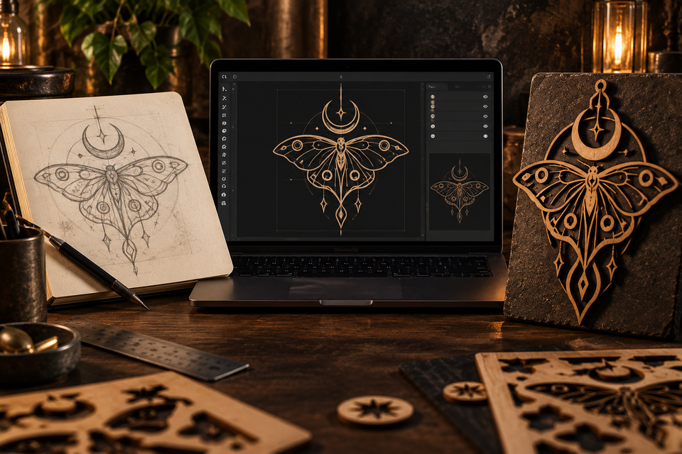 From Sketch to Laser-Ready SVG