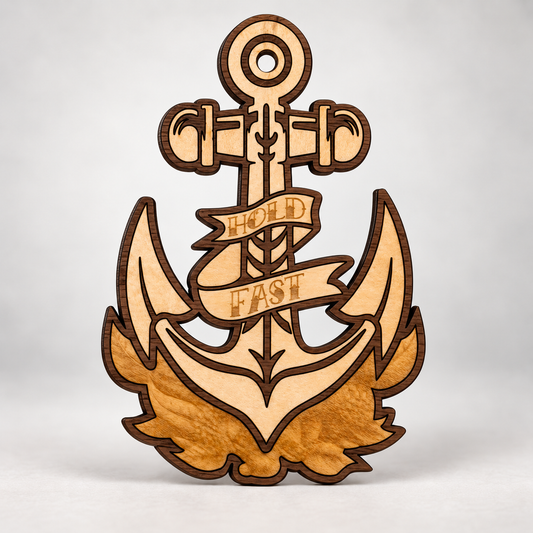 The Anchor of Resolve – “Hold Fast” Hanging Charm