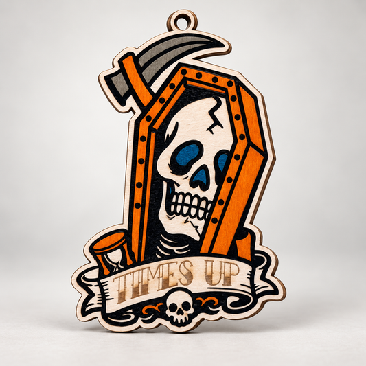 Times Up  – “Coffin Skull” Hanging Charm (Copy)