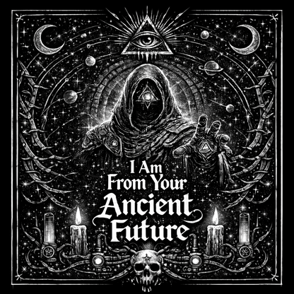 Detail of the engraved illustration for Ancient Future — Framed Esoteric Art