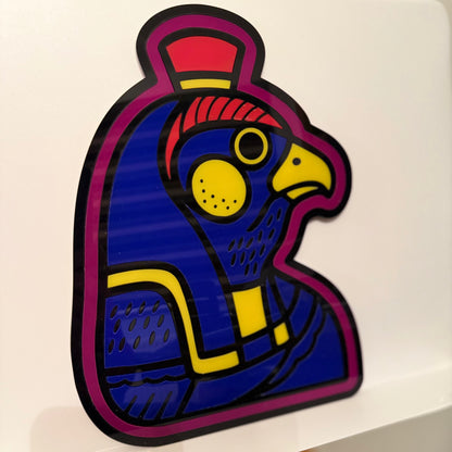 Horus layered acrylic wall hanging inspired by Egyptian mythology — photo 2