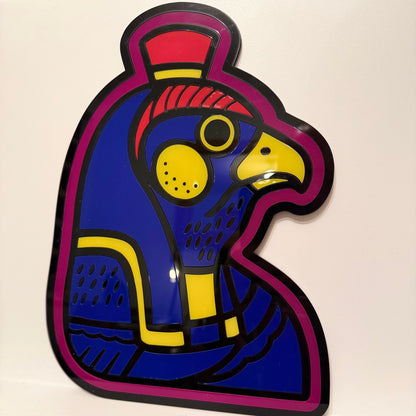 Horus layered acrylic wall hanging inspired by Egyptian mythology — photo 3