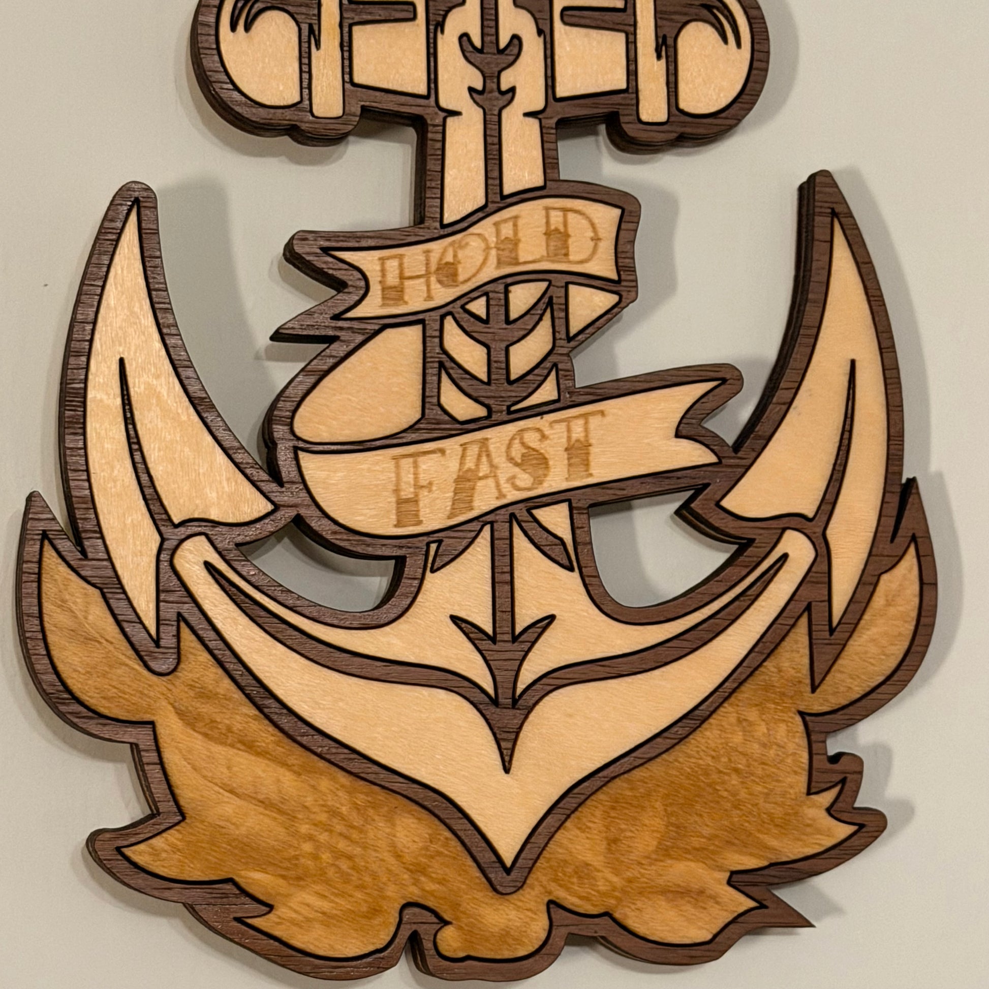 The Anchor of Resolve – “Hold Fast” Hanging Charm — product photo 2