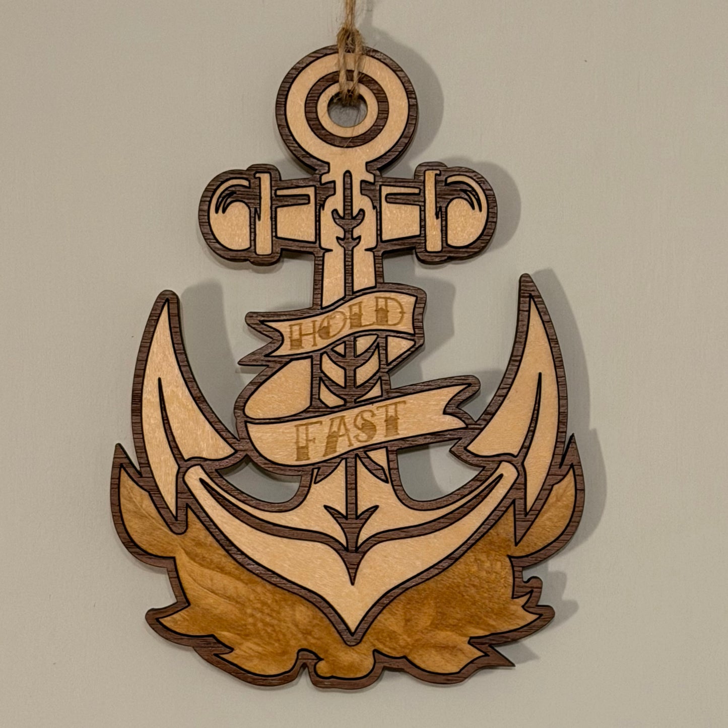 The Anchor of Resolve – “Hold Fast” Hanging Charm — product photo 3