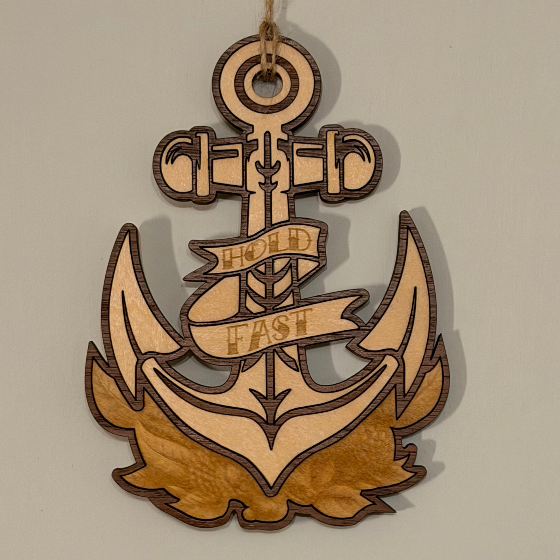 The Anchor of Resolve – “Hold Fast” Hanging Charm — product photo 3