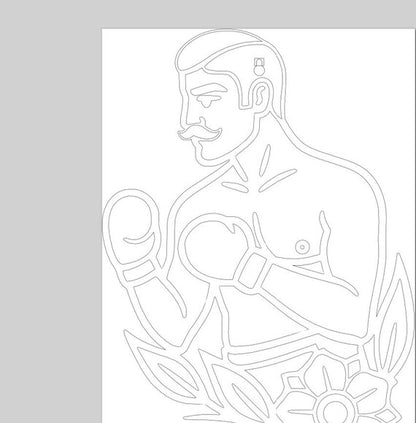 The Boxer laser cutting file details