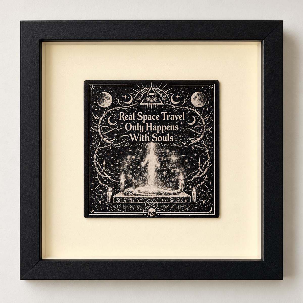 Real Space Travel — Framed Esoteric Art