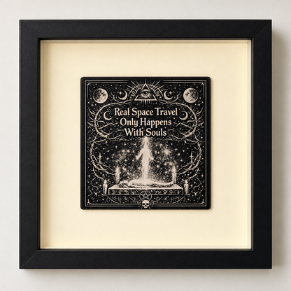 Real Space Travel — Framed Esoteric Art