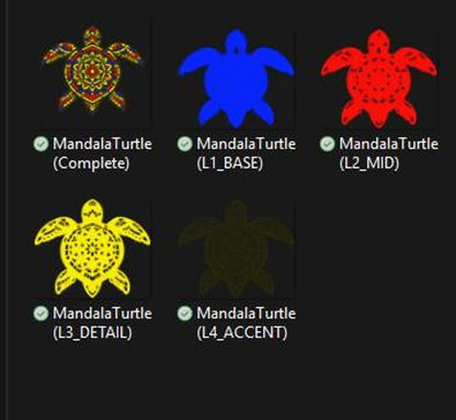 Mandala Octopus laser file